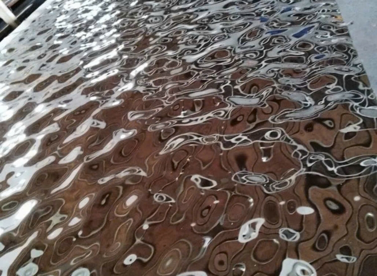 TẤM INOX 3D SÓNG NƯỚC TRẮNG