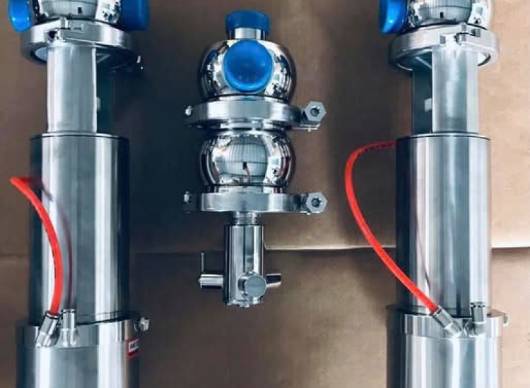 VAN CHUYỂN DÒNG KHÍ NÉN TỰ ĐỘNG VÀ ĐÓNG MỞ BẰNG TAY