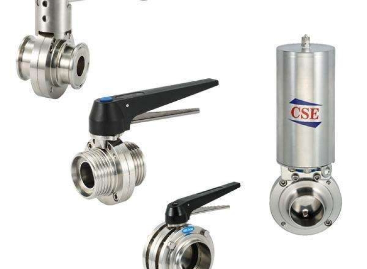 VAN BƯỚM KẾT NỐI CLAMP, VAN BƯỚM 2 ĐẦU CLAMP