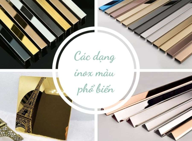 INOX MÀU, CÁC LOẠI INOX MÀU, ĐẶC ĐIỂM- ỨNG DỤNG CỦA INOX MÀU