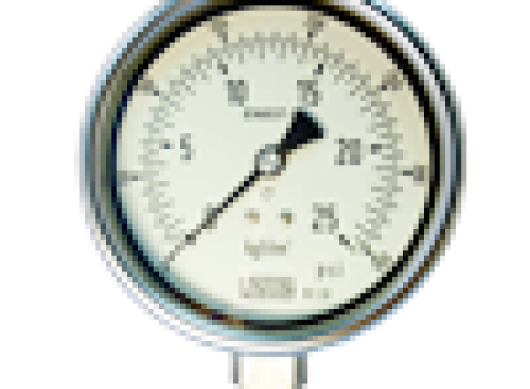 ĐỒNG HỒ ÁP SUẤT CHÂN SAU MẶT 65 | UNIJIN | P252(D)/ UNIJIN PRESSURE GAUGE P252