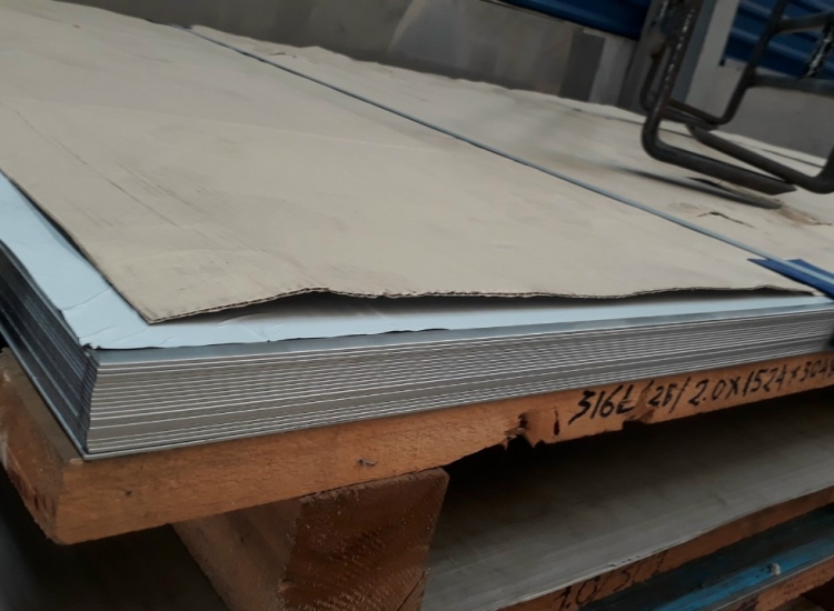 TẤM INOX 316/2B DÀY 1.5MM