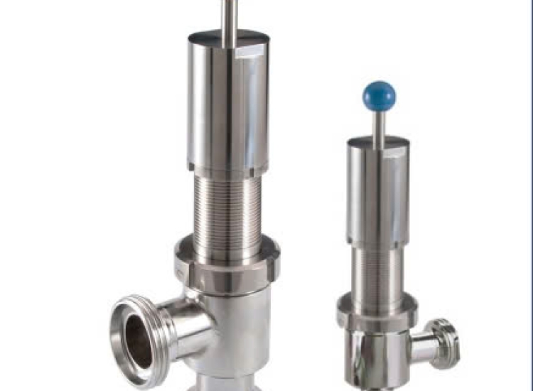 VAN AN TOÀN ÁP SUẤT INOX VI SINH DÙNG CHO DƯỢC PHẨM M&S|M&S PRESSURE RELIEF VALVE
