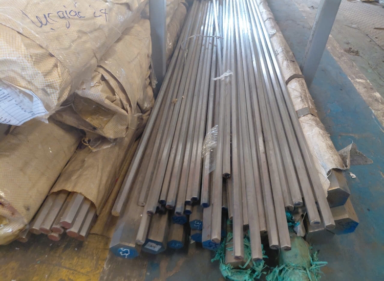 THANH LỤC GIÁC INOX 304|316 PHI 19|S304|316 Stainless Steel Hexagon Bar | Diameter 19mm