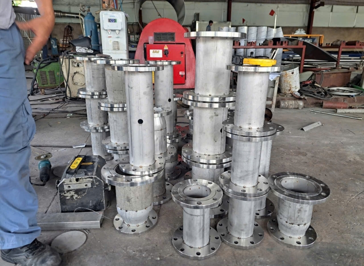 ỐNG CHỜ INOX, Stainless Steel Sleeves, Ống chờ xuyên sàn inox - xuyên tường